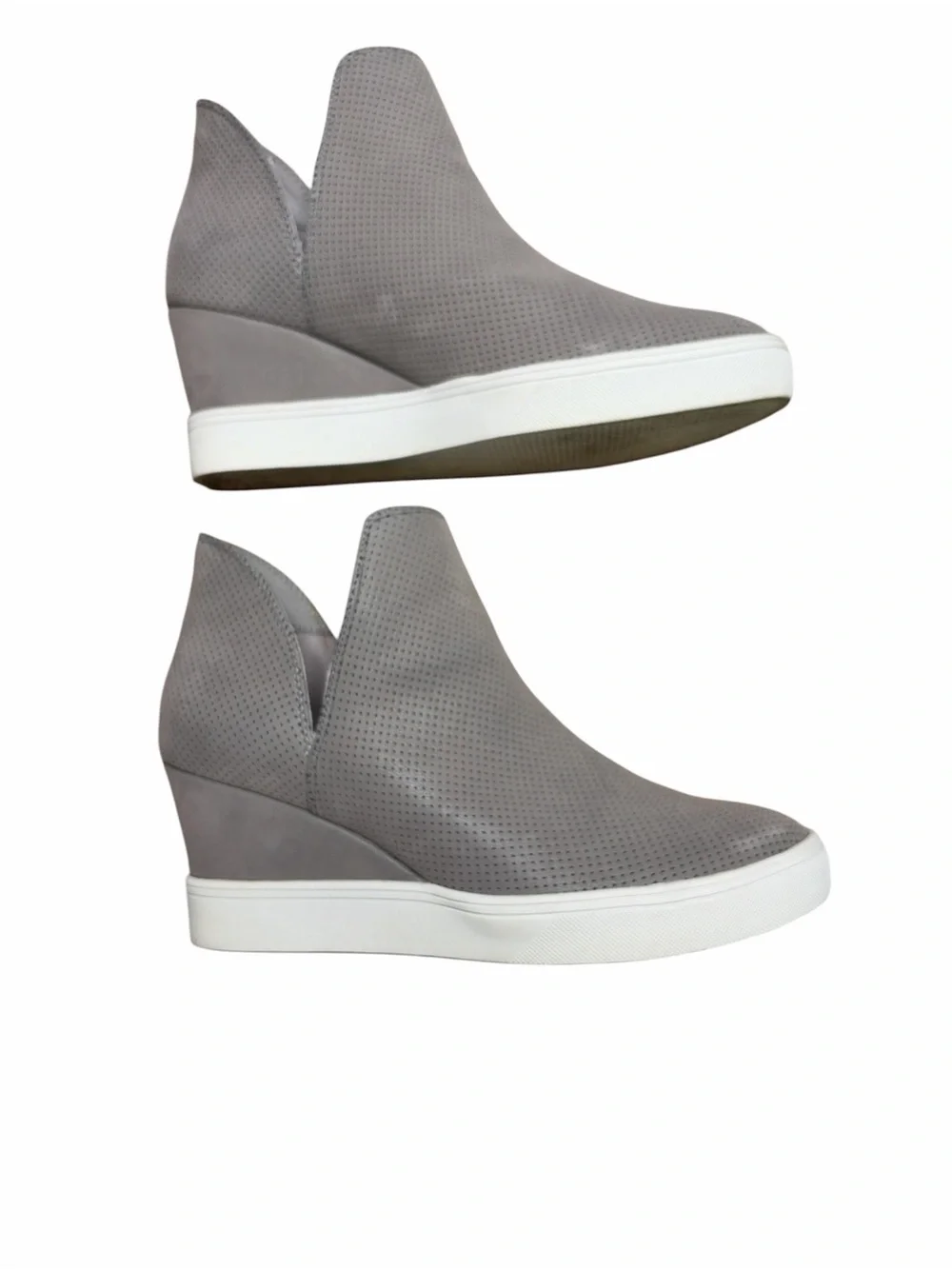 Mia Grey Wedge Sneaker Size 8.5